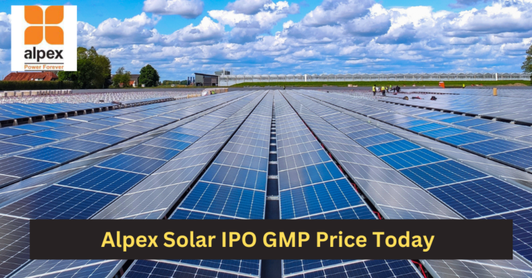 Alpex Solar IPO GMP Price Today